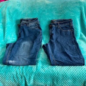 Ashley Stewart skinny jean pair